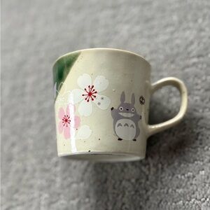 NEW Skater Studio Ghibli My Neighbor Totoro Mino Ware Cherry Blossom Mug Cup
